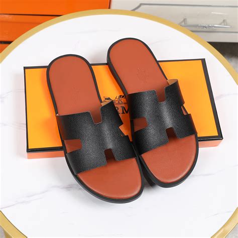 hermes slippers green|Hermes male slippers.